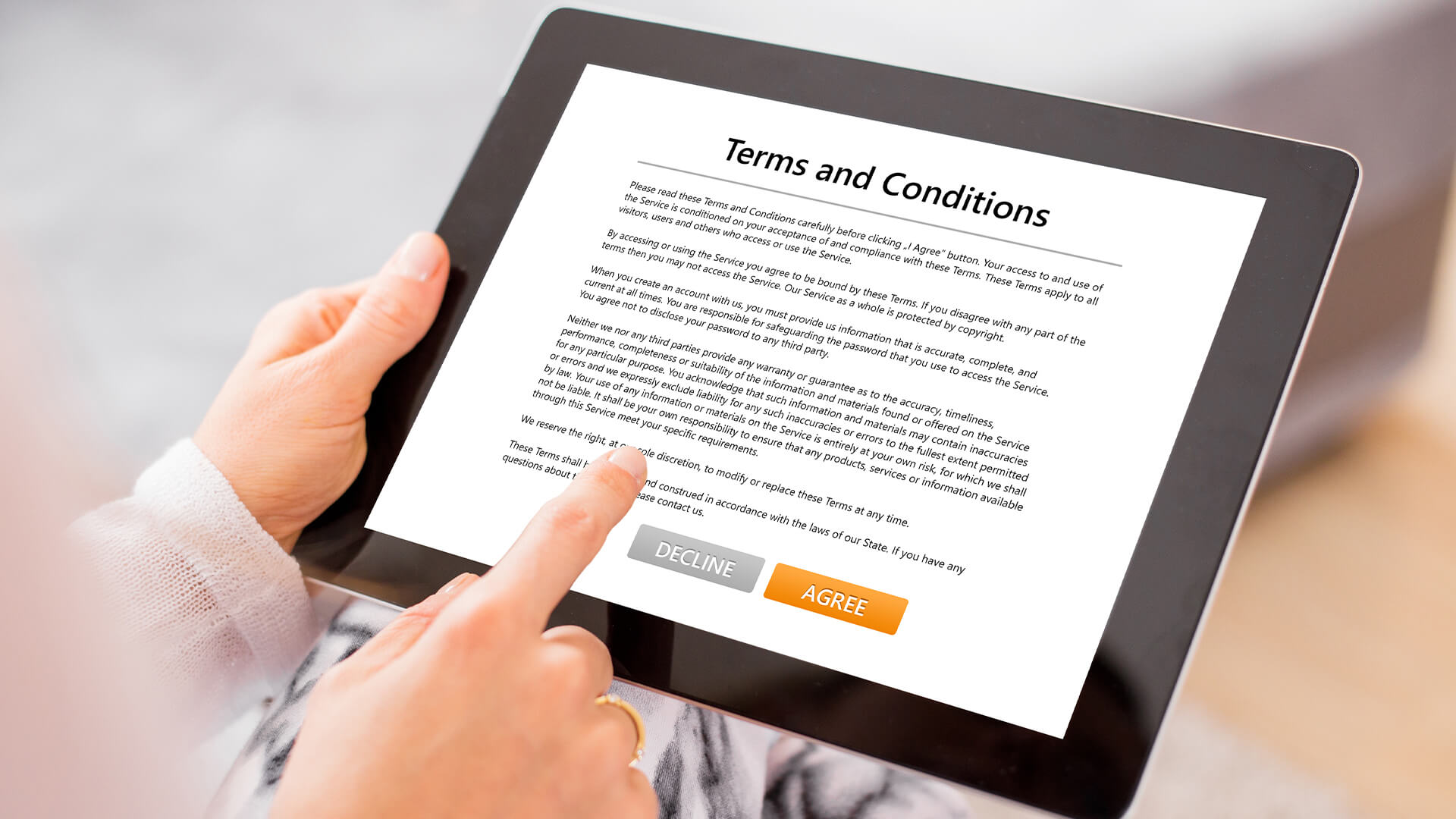 Terms & Conditions of use